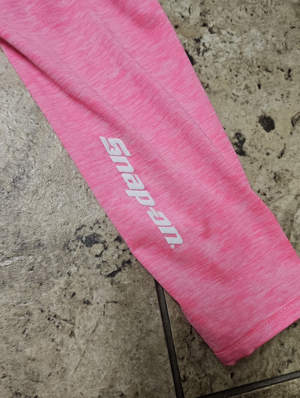 Snap-on Just Cool by AWDis this wicking layer Pink Performance Hoodie with thumb